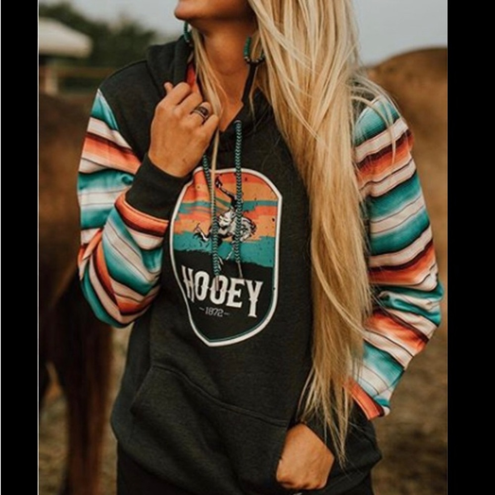 Hooey, Western Aztec Style Hoodie